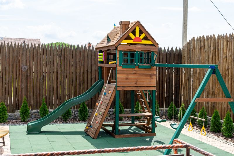 Wooden Playset Installation in Conroe, TX
